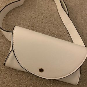 White fanny pack